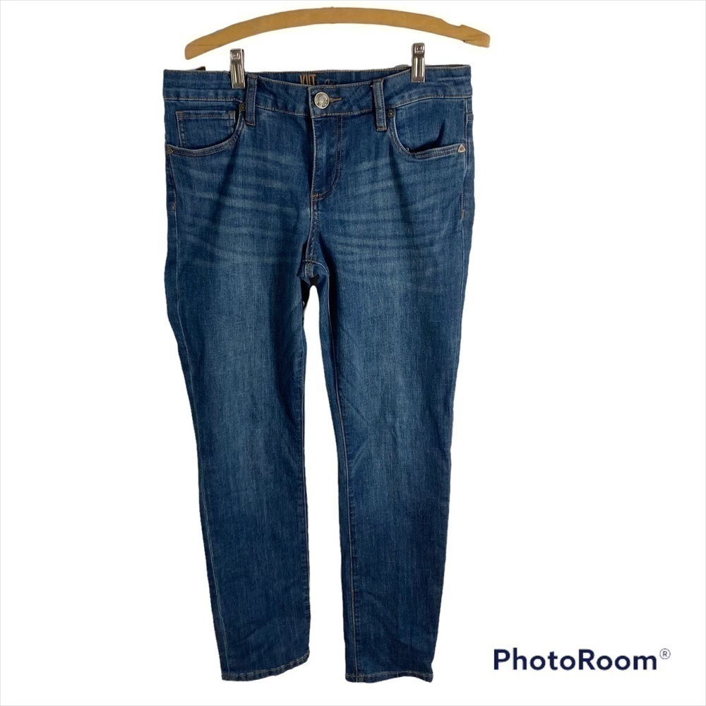 Kut from the Kloth Jeans Boyfriend Skinny Sz 6 Blue Denim